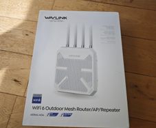 WAVLINK WiFi6 Outdoor Access Point 2.4G+5G AX3000, Dual Band Long Range Outdoor WiFi Mesh Extender with PoE/4x8dBi High-gain Antennas/IP67 Weatherproof Enclosure/Signal Booster Amplifier