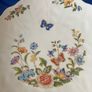 Large Ansley Garden Pattern cake plate and knife in box Image 3