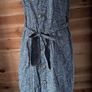 MIDI dress sleeveless navy white pattern Mountain Warehouse New 38/10 Image 2