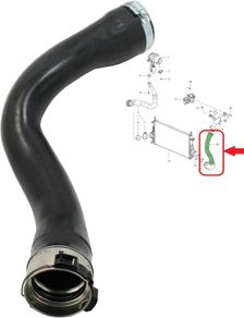 Intercooler Turbo Hose Pipe for Vauxhall Opel Insignia 2.0 CDTI (2008-2017) 13242121 860118 22990025
