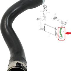 Intercooler Turbo Hose Pipe for Vauxhall Opel Insignia 2.0 CDTI (2008-2017) 13242121 860118 22990025