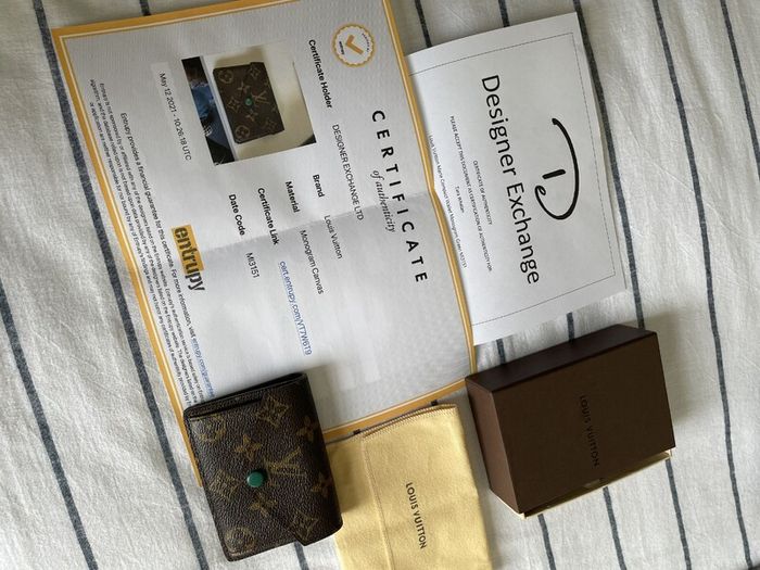 Louis Vuitton Compact Monogram Wallet - Boxed