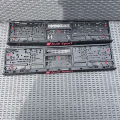 AUDI SPORT reg plate surrounds