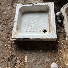 shower tray.