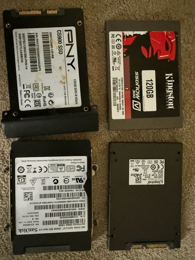 4 x SSD hard drive