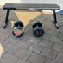 gym bench and weights Image 2