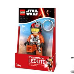 LEGO Star Wars Poe Dameron Minifigure LED Key Light Key Chain Brand New Sealed