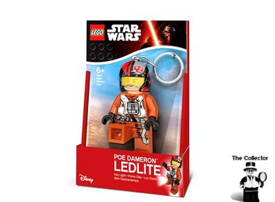 LEGO Star Wars Poe Dameron Minifigure LED Key Light Key Chain Brand New Sealed