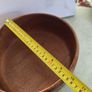 Teakwood bowl 24 cm Mid Century Modern Vintage 1960s Teak wooden bowl bowl fruit bowl nut bowl snack bowl Image 2