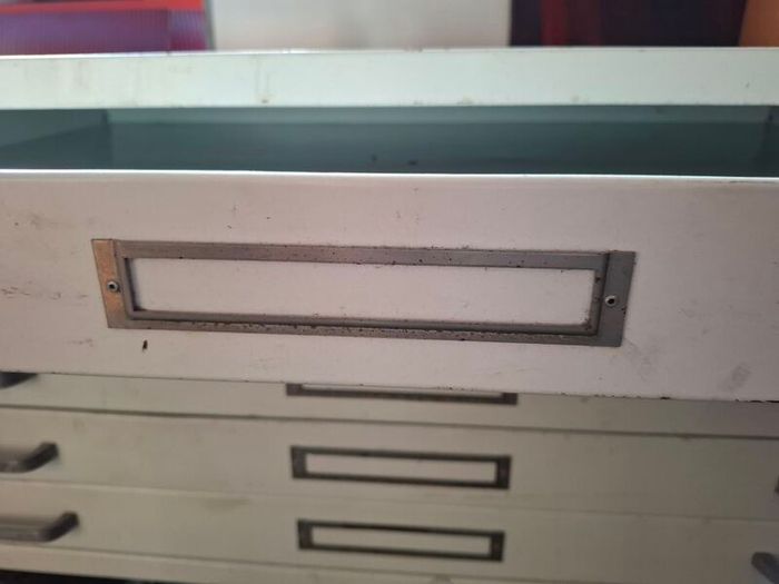 Plan Files drawers/cabinet