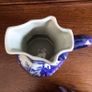 Large Flow Blue and White Water Jug Victorian Reproduction C1980s Image 5