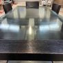 Modern black glass dining set-6 chairs- casa design Image 2