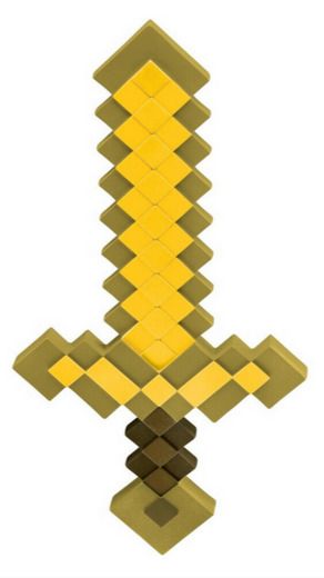 BRAND NEW Minecraft Golden Roleplay Sword