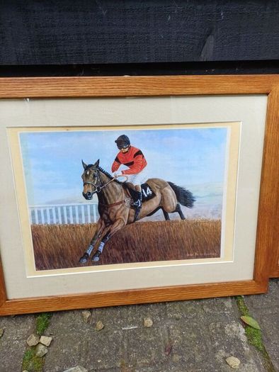 Vintage Equestrian Signed Pictures