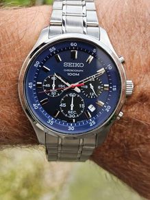 Watch Seiko Chronograph.