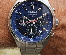Watch Seiko Chronograph.