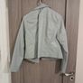 Pale blue biker jacket size 18 primark Image 3