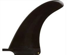 BASIC 10 Inch Surfboard Centre Longboard Fin - Screw & Plate