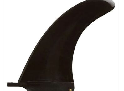 BASIC 10 Inch Surfboard Centre Longboard Fin - Screw & Plate