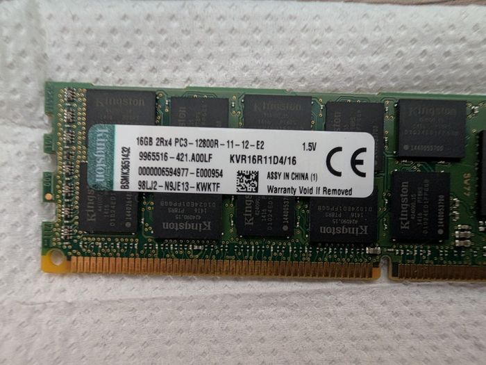 Server motherboard, CPU's, memory & heatsinks