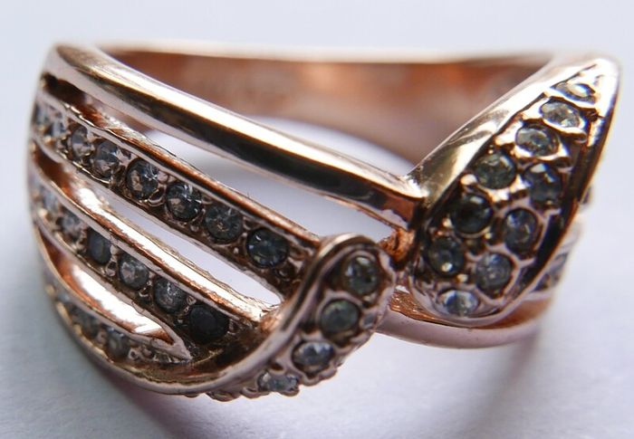 Vintage 18K GP Gold Plated Ring size K