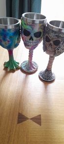 3 novelty goblets. Goblet-calice DRG471,goblet-calice SK153 and goblet-calice SK318