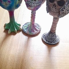 3 novelty goblets. Goblet-calice DRG471,goblet-calice SK153 and goblet-calice SK318