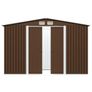 Garden Storage Shed Brown Image 3