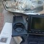 Audi a4 b6 b7 double din climate control unit. a4 b7 estate saloon bumpers 2.0tdi injectors engine parts breaking glove box sat nav radio cd player armrest Image 2