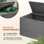 Outdoor Storage Box 300L Capacity, Weatherproof, Wood-Effect Design Image 4
