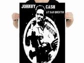 Johnny Cash At San Quentin A2 Size Poster