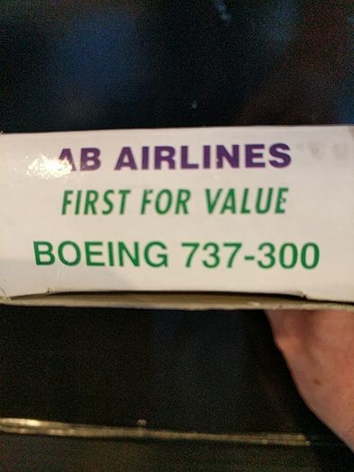 AB Airlines Boeing 737-300 Model