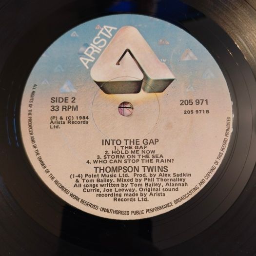 Thompson Twins- Into the Gap Irish Pressing