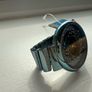 Titan Purple Unending Beauty Blue Dial Analog Stainless Steel Strap Watch for Women Image 2