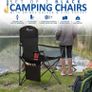 Set of 2 Folding Camping Chairs, Extra-Wide Lightweight Outdoor Chairs with Armrests, Cup Holder and a Side Pocket, 120kg Capacity per Chair MULTIPLE COLOURS AVAILABLE (FREE SHIPPING) Image 3