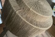 lampshade made of jute