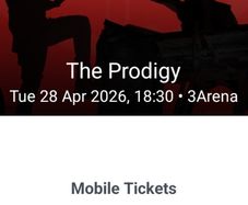 Prodigy tickets