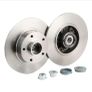 2x SNR Rear Brake Discs with Wheel Bearings Image 2