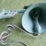 CAST IRON Wall Mount Hummingbird Welcome Bell Rustic Farm/Garden/Patio Door Decor Image 9