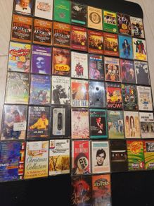 Cassette Tapes x 60 M.Jackson, Cash, Bono, The Cure, Etc. (Some Still sealed)