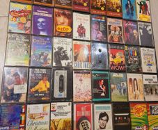 Cassette Tapes x 60 M.Jackson, Cash, Bono, The Cure, Etc. (Some Still sealed)