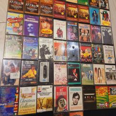 Cassette Tapes x 60 M.Jackson, Cash, Bono, The Cure, Etc. (Some Still sealed)