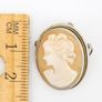 Lady Cameo Silver Brooch-Pendant Image 7