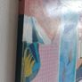 Abstract Painting Original Painting Pop Art Painting of Poolbeg Chimneys and a Swimming Pool Swimming Painting Image 6