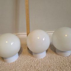 Glass ceiling lights