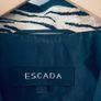 Escada Black Tailored Blazer EU36 UK 8 Designer Jacket with Animal Print Detail Image 4
