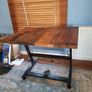 Home Desk Singer  Retro Steel Wood Image 4