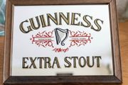 Vintage Guinness advertising mirror