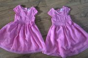2 dresses size 110cm and 116cm