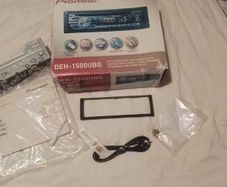 Pioneer DEH-1500UBG Fascia Surround, Single Din Fitting Cage & Instruction Manual